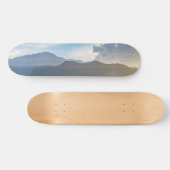 Hazy Pikes Peak Sunset Skateboard (Horz)