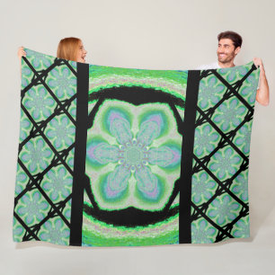 Hazy Wildflower 1 Fleece Deken