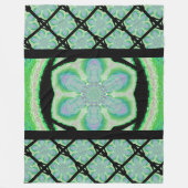 Hazy Wildflower 1 Fleece Deken (Voorkant)