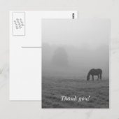 Hazzy Grazing Grayscale remains the same as it app Briefkaart (Voorkant / Achterkant)