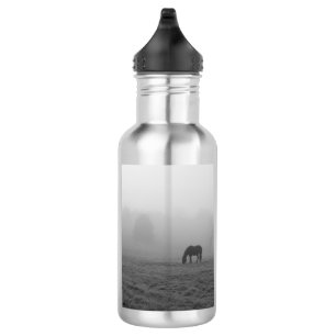 Hazzy Grazing Grayscale Water Flacon Waterfles