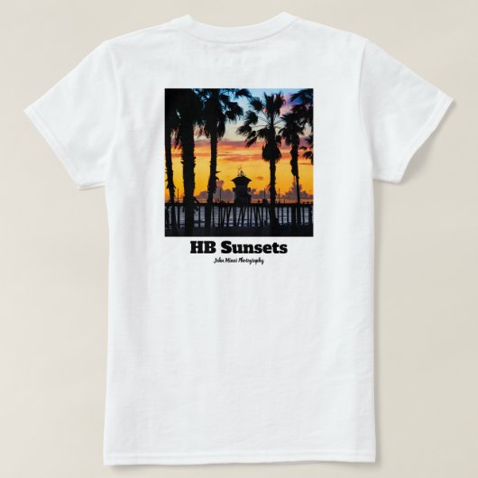 HB Sunsets T-shirt (Design achterkant)