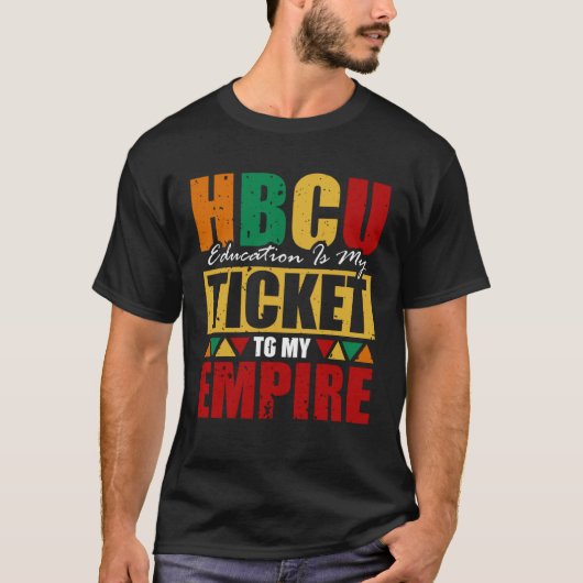 HBCU Apparel Historical Black College HBCU 4 T-shirt (Voorkant)
