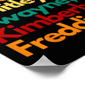 HBCU Black College afgestudeerden Whitley Retro vo Poster (Hoek)