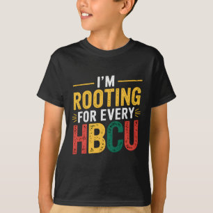 HBCU Black History Month ik steun elke HBCU T-shirt