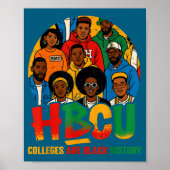 Hbcu Colleges Are Black History African American M Poster (Voorkant)