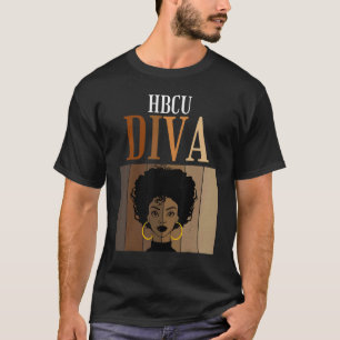 HBCU Diva Historische Zwarte Colleges Universiteit T-shirt
