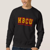 HBCU Educated Alumni Apparel Historical Black coll Trui (Voorkant)