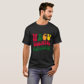 HBCU Educated hydrologist Black college Alumni App T-shirt (Voorkant volledig)