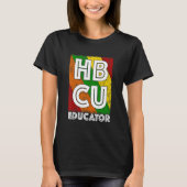 HBCU Educator Professor Afrocentric T-shirt (Voorkant)