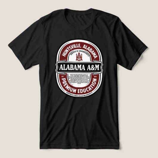 HBCU_Heineken-Tshirt_ALABAMA A&M Tri-Blend Shirt (Design voorkant)