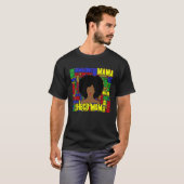 HBCU Mom Mama Afro T-shirt (Voorkant volledig)