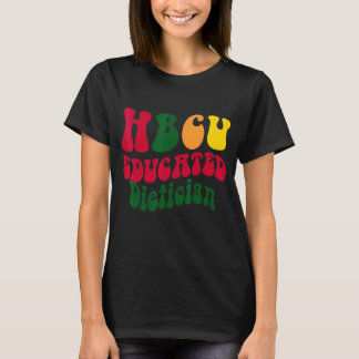 HBCU Onderwezen diëticien Black college Alumni App T-shirt