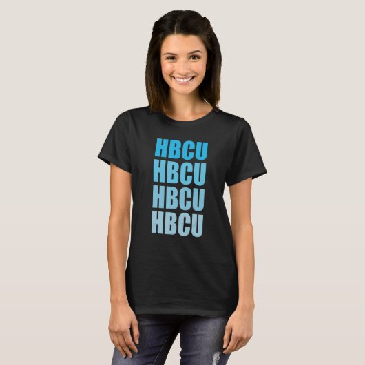 HBCU Repeat Large Letters T-shirt (Voorkant volledig)