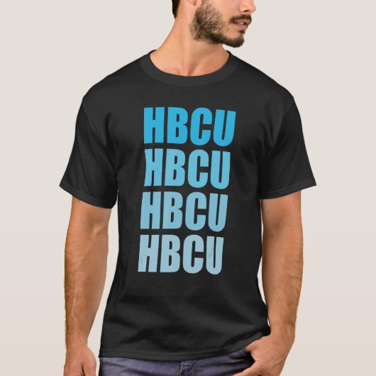 HBCU Repeat Large Letters T-shirt (Voorkant)
