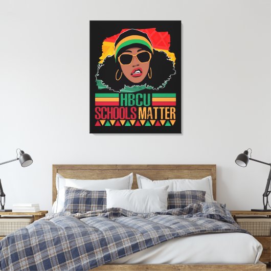 HBCU-scholen -  Canvas Afdruk (Insitu (Slaapkamer))