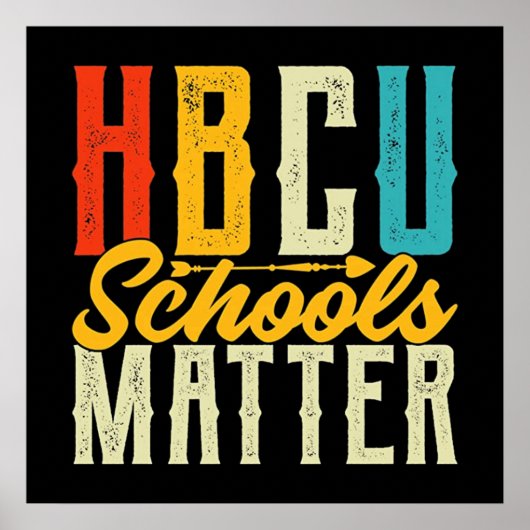 HBCU-scholen Poster (Voorkant)