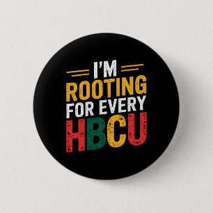 Hbcus Black History Month ik steun elke Hbc Ronde Button 5,7 Cm