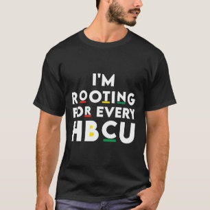 Hbcus Black History Month ik steun elke Hbc T-shirt