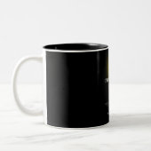 HBL - Zwarte koffie-Mok met boekHoesje Tweekleurige Koffiemok (Links)