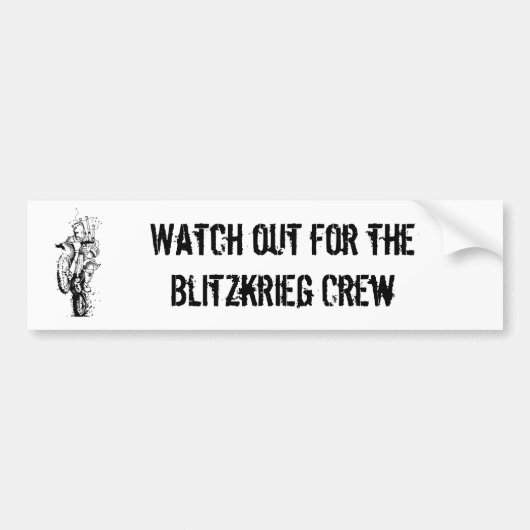 HC Blitzkrieg Bumpersticker (Voorkant)