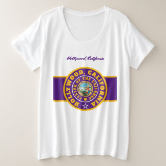 HCACOU T-shirt HOLLYWOOD, CA 2 (COU) Plus Maat