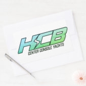 HCB Consule Centers Jachten Rechthoekige Sticker (Envelop)