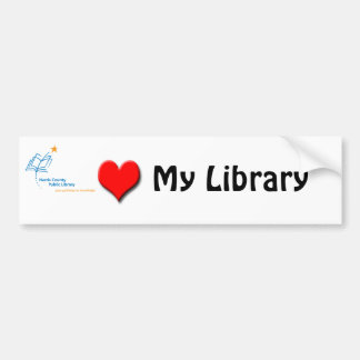 HCPL Library love Bumpersticker