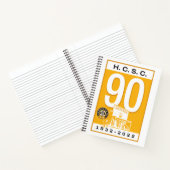 HCSC 90th, Hard Hoesje 8 1/2 x 11 Gelaagd Notitieb Notitieboek (Binnen)