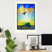  HD 40307g superaardesleuf Poster (Thuiskantoor)