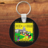 HD op de Hill Sleutelhanger (Voorkant)