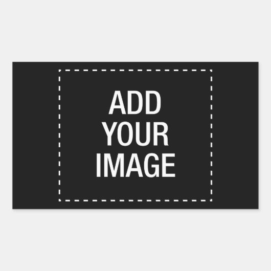 HD RECHTHOEKIGE STICKER (Voorkant)