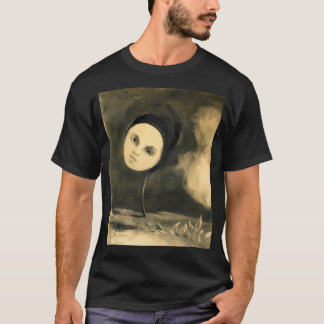 HD Strange Flower van Odilon Redon (1880) High T-shirt
