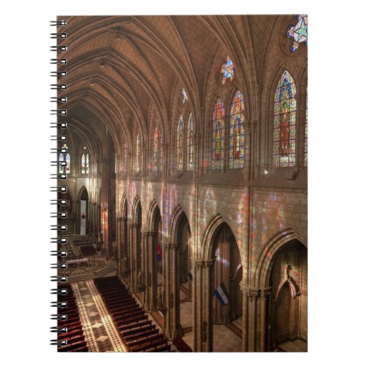 HDR afbeelding van Basilica interior, Quito, Ecuad Notitieboek (Voorkant)