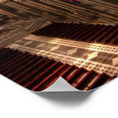 HDR afbeelding van Basilica interior, Quito, Ecuad Poster (Hoek)