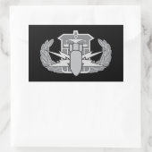 HDS-badge Rechthoekige Sticker (Tas)