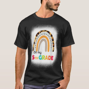 Hé 5e gradenregenboog, gebleekt op 1 dag Schoo T-shirt