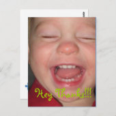 Hé Bedankt!!! Briefkaart (Voorkant / Achterkant)