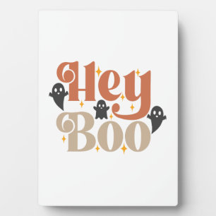 Hé Boo Boho Halloween Hé Boo Geest Fotoplaat