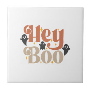Hé Boo Boho Halloween Hé Boo Geest Tegeltje
