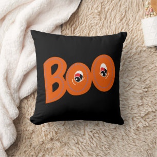 Hé Boo Heb ik je te veel laten schrikken Typografi Kussen