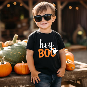 Hé Boo Jongens Oranje Geest Grappig Halloween