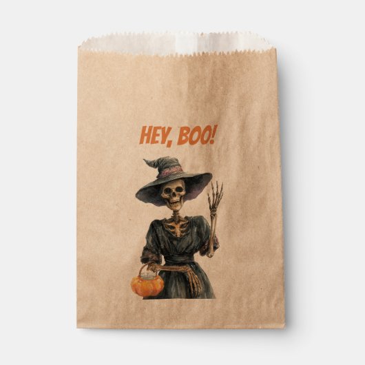 Hé, Boo ! | Sacs préférés pour sorcière squelette  (Devant)