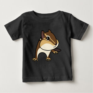 Hé, Chippy! Chipmunk ヘイチッピー シマ リ ス の 子 供 用 シ ャ ツ