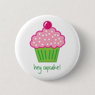 Hé cupcake! ronde button 5,7 cm