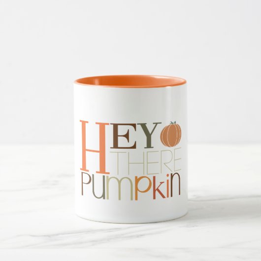 Hé, daar pompoen." - Halloween Mok (Midden)
