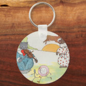 Hé, diddle, diddle. De kat en de kat Sleutelhanger (Voorkant)