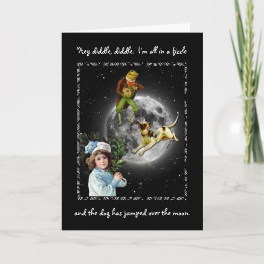 Hé diddle, diddle feestdagen kaart (Voorkant)