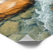 he Eternal Flow: Sunlight and Sedimentary Silence Poster (Hoek)