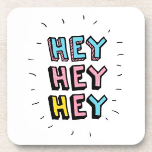 Hé, hé. bier onderzetter